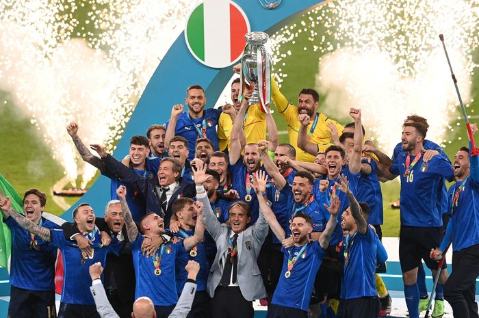 Italia juara Euro 2020 atau Piala Eropa 2020 usai mengalahkan Inggris lewat adu penalti