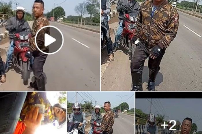 Ilustrasi polisi gadungan memalak pemotor di Karawang.