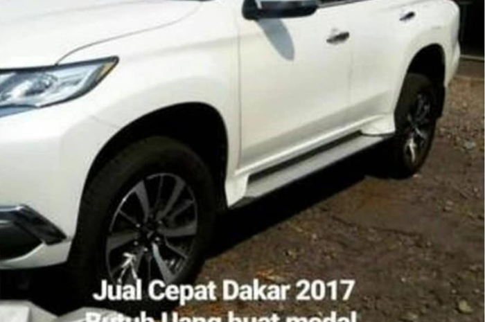 Mitsubishi Pajero Sport Dakar Tahun 2017 dijual cuma Rp 300 juta
