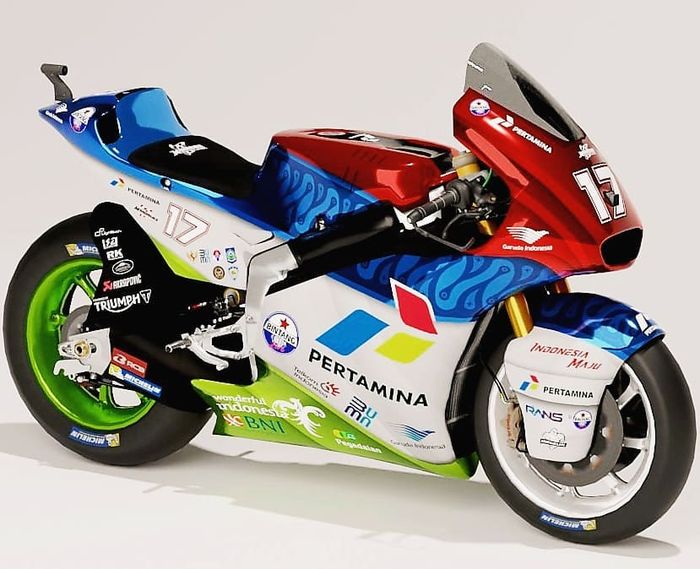 Sebelumnya, Pertamina Mandalika SAG Team telah memperlihatkan livery motor untuk kelas Moto2