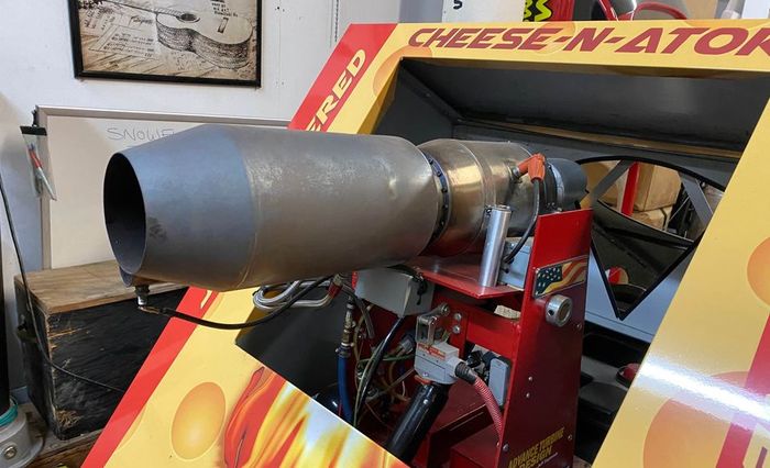 Turbin jet ini mampu menghasilkan 40.000 rpm.