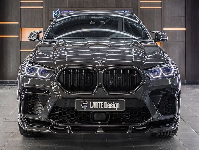 Tampilan depan modifikasi BMW X6 M Competition garapan Larte Design