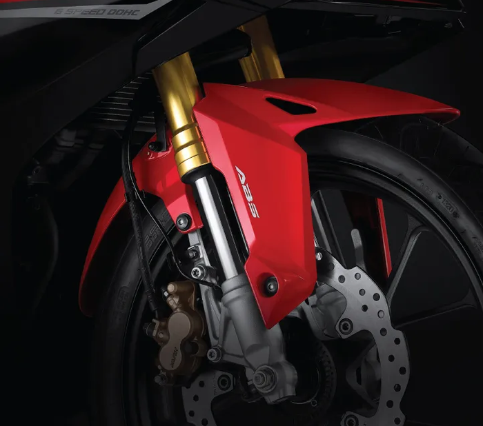 Honda New CBR150R mengusung suspensi depan upside down SFF-BP