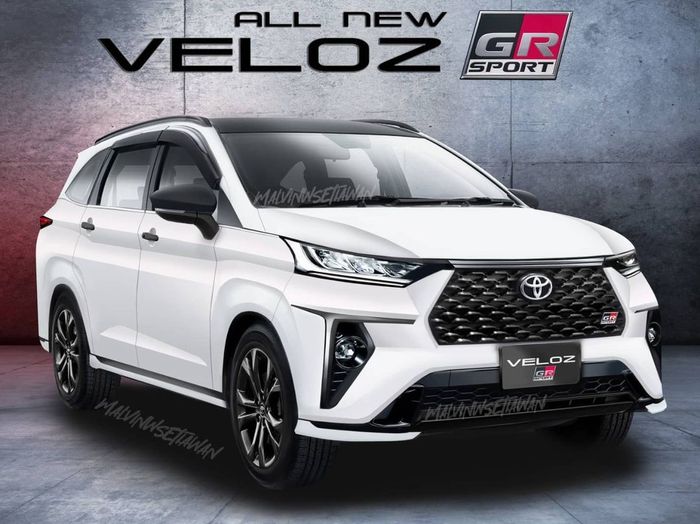 Modifikasi digital Toyota Veloz baru tampil sporty dengan jubah GR Sport