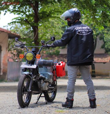 Honda Karisma Ganteng Maksimal Dandan Ala Bebek Trail Ct125 Gridoto Com