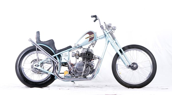 Juara 1 kategori Chopper/Bobber under 250 cc, besutan Sembarang Bagus Garage