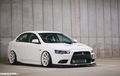 Mitsubishi Lancer Ralliart Putih Mulus Main Clean Look, Body Kit Custom