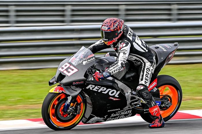 Marc Marquez merasa puas karena telah kembali menunggangi motor balap RC213V pada sesi tes pramusim MotoGP 2022