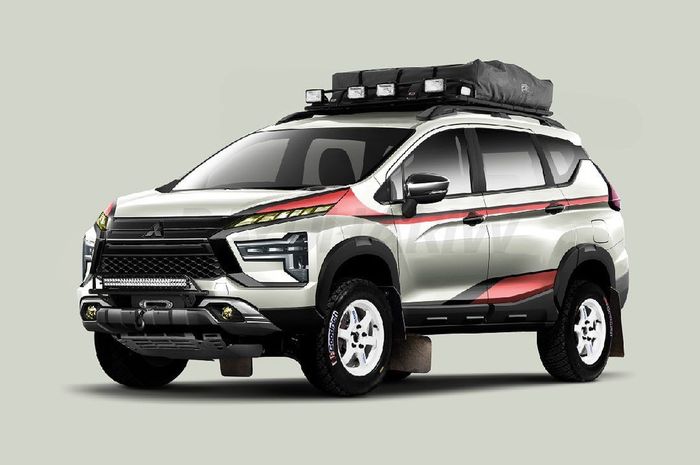 Digital modifikasi Mitsubishi Xpander facelift kekar dikemas gaya ALTO