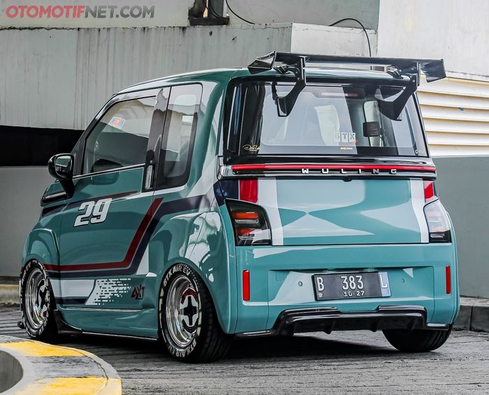 Modifikasi Wuling Air ev wide body kit milik Reindy Riupassa BTX Concept