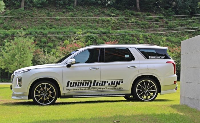 Hyundai Palisade dibuat lebih ceper dan pasang pelek dual-tone