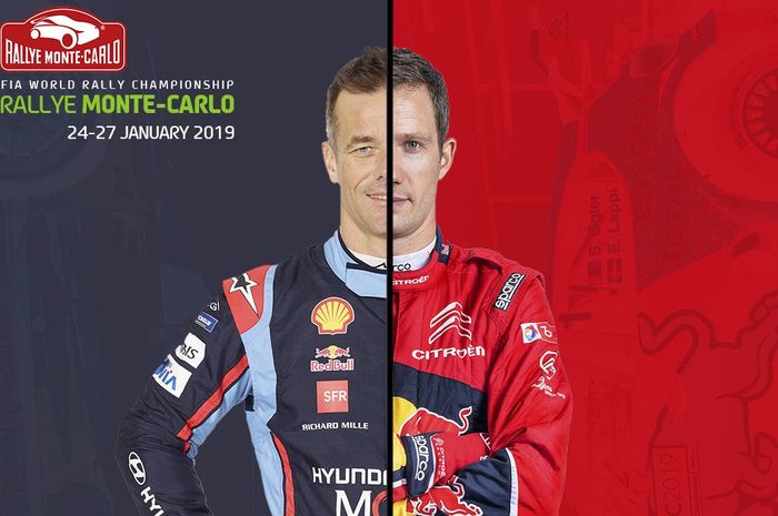 Sebastien Loeb dan Sebastien Ogier, persaingan perdana mereka di WRC 2019 dimulai di reli monte Carlo