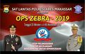 Operasi Zebra 2019 Digelar di Makassar, Simak 8 Sasarannya Agar Tidak Ditilang