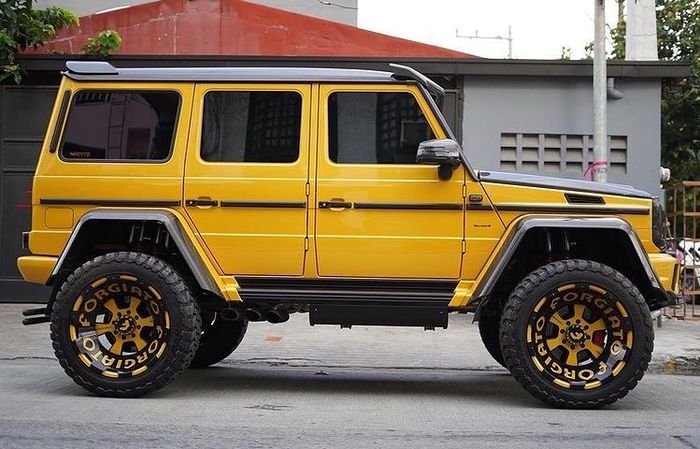 Modifikasi Mercedes-Benz G-Class punya proposi kaki-kaki jangkung