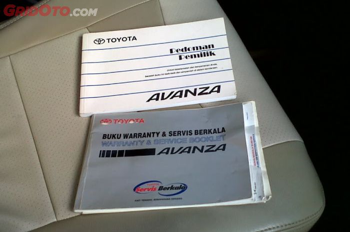 Ilustrasi buku servis Toyota Avanza