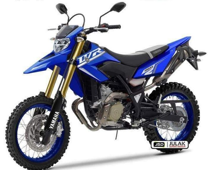 Ilustrasi desain Yamaha WR150