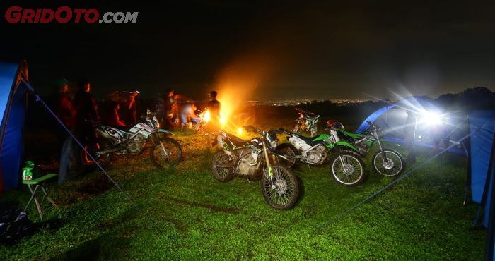 Para rider kembali ke Gayatri Mountain Adventure untuk camping