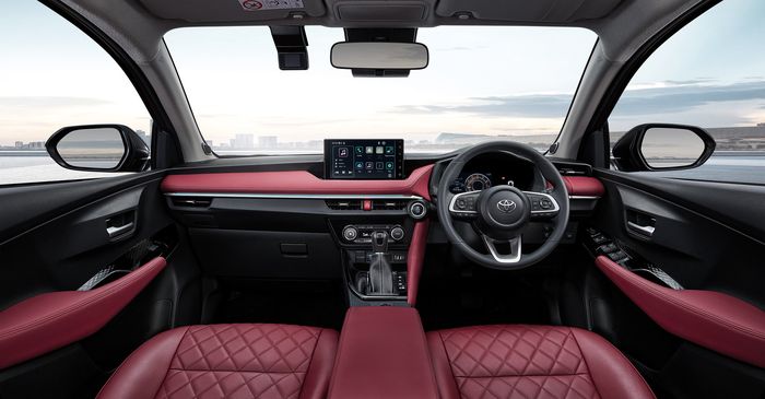 Interior Toyota Yaris Ativ generasi terbaru.