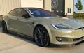 Tesla Model S Tampil Sporty Kombinasi Wide Body Kit Plus Pelek Baru