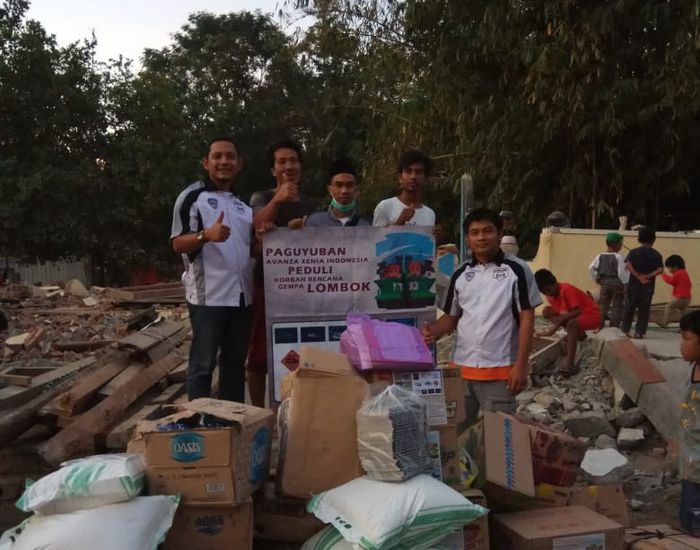 Sumbangan gempa Lombok dari VOC dan PAXI