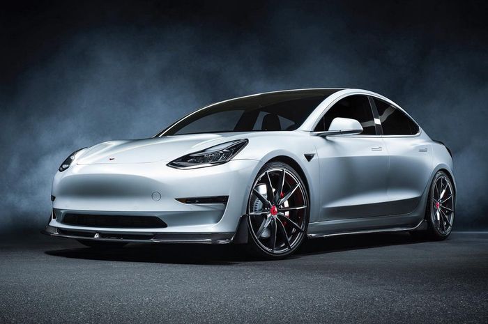 Modifikasi Tesla Model 3 hasil garapan Vorsteiner 