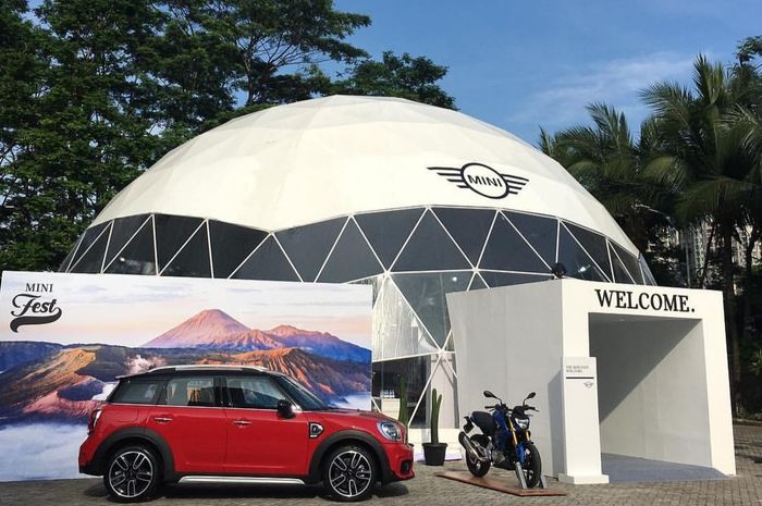 Bagunan unik sementara yang dibuat MINI khusus untuk acara MINI Fest 2018