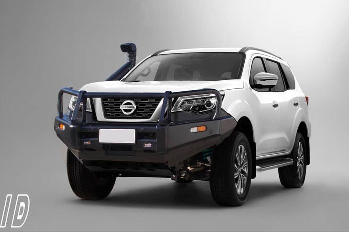 Modifikasi digital Nissan Terra dengan aksesori off-road