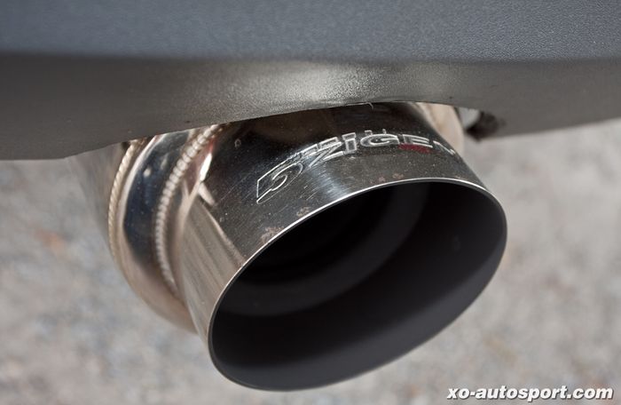 Modifikasi Ford Fiesta upgrade exhaust system buatan Zigen Fire Ball