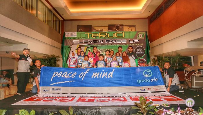 Kegiatan CSR TeRuCI pada hari jadinya yang ke-11 ini adalah menyantuni anak jalanan SSCS