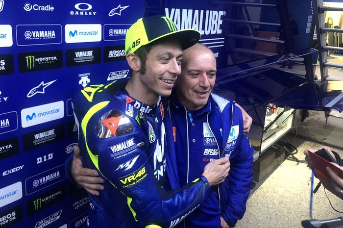Kerja sama Valentino Rossi dan Luca Cadalora sebagai pelatih atau analis pembalap pecah kongsi karen