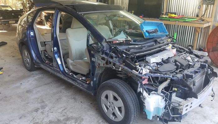 Proses operasi plasik pakai wajah Ford Mustang 1969