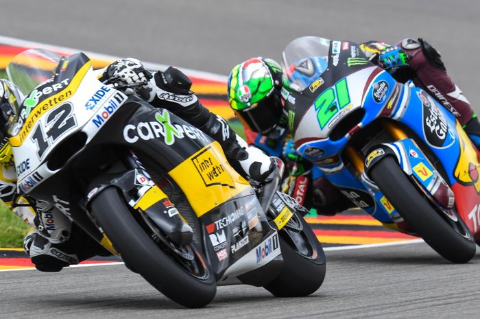 Thomas Luthi dan Franco Morbidelli seteru berat di Moto2 jadi rekanan di MotoGP di tim Marc VDS