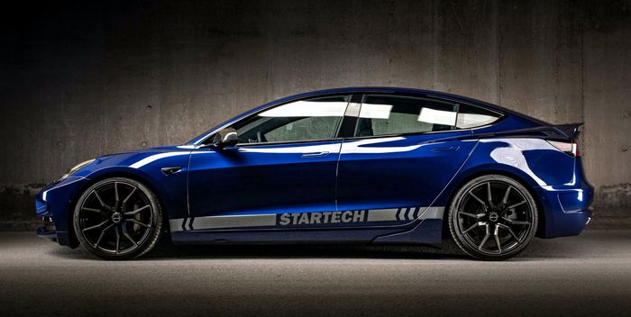 Tesla Model 3 pakai pelek baru buatan Startech model Y spoke