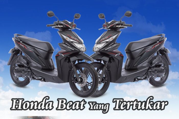 Poster pencarian Honda BeAT yang tertukar