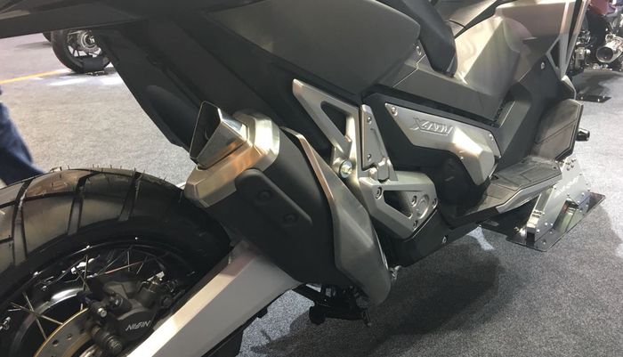 Desain knalpot mirip CRF100L Africa Twin