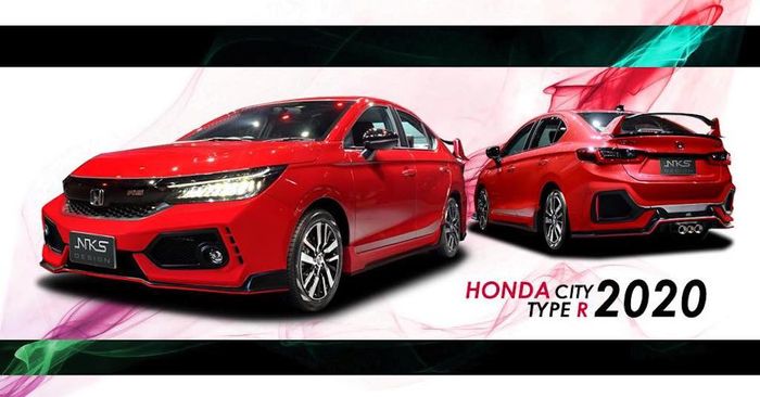 Modifikasi Honda City ala Civic Type R kreasi NKS Design