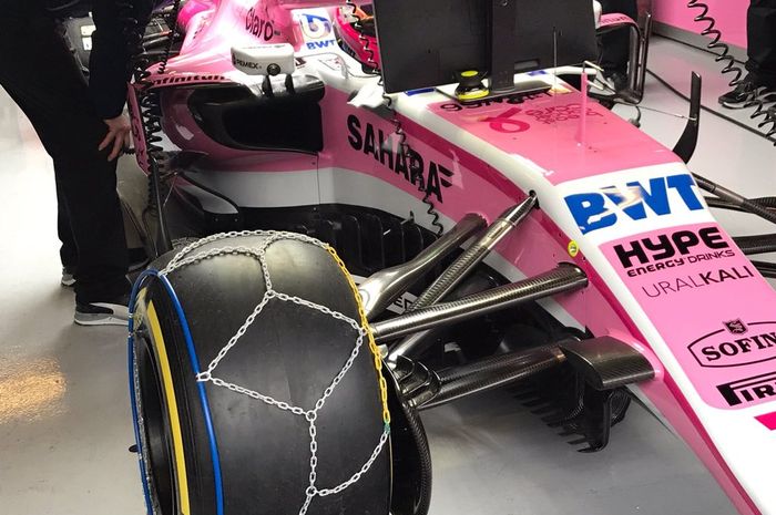 Tim Force India sudah mempersiapkan cara ketika tes pramusim pertama di Barcelona diguyur hujan salju