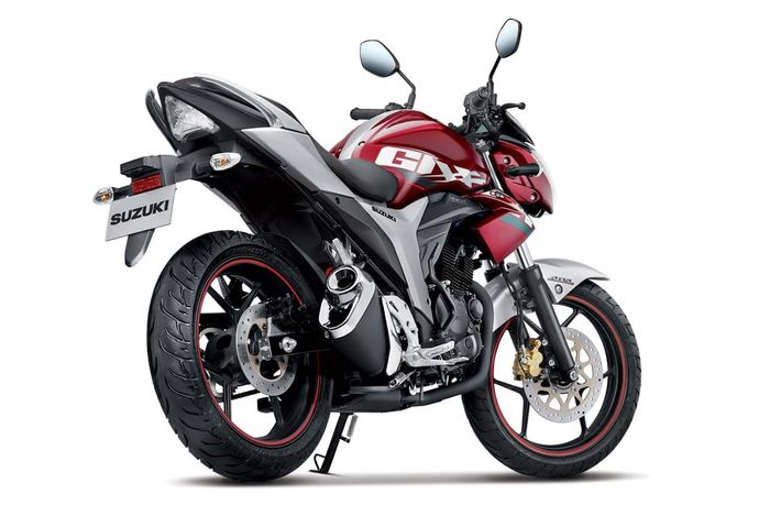 Lampu belakang Gixxer 150 ABS menggunakan LED