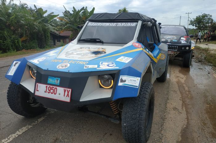 Mobil listrik Blits tiba di Kota Medan, Sumatera Utara