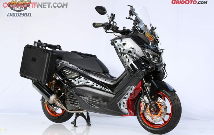 Yamaha NMAX bergaya touring milik Ihsan