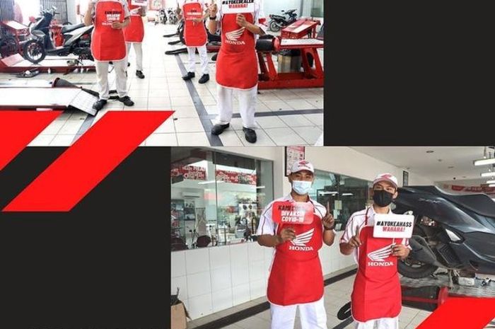 Seluruh SDM jaringan dealer dan AHASS Wahana sudah divaksinasi