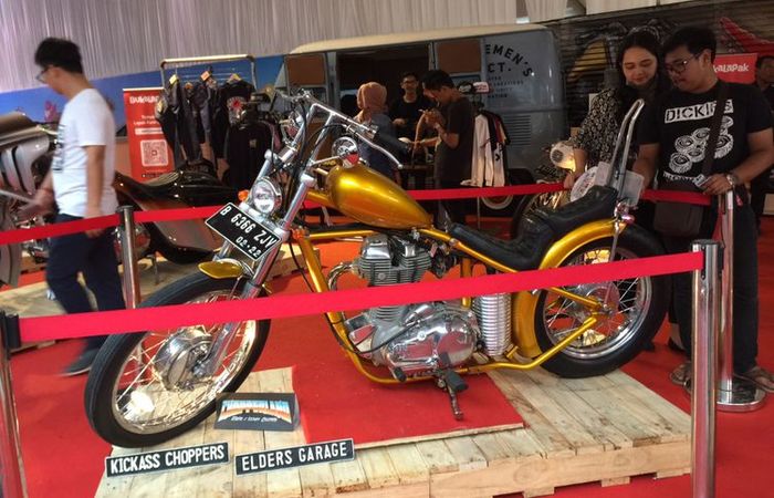 Motor chopper Jokowi dipamerkan di IIMS 2018 