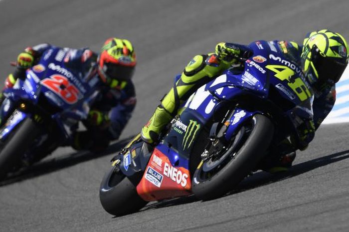 Valentino Rossi dan Maverick Vinales