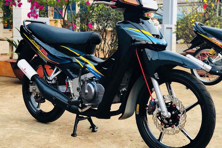 Tampang Sih Standar Pabrik Tapi Modifikasi Suzuki Satria 2 Tak Ini Bikin Kantong Jebol Gridoto Com