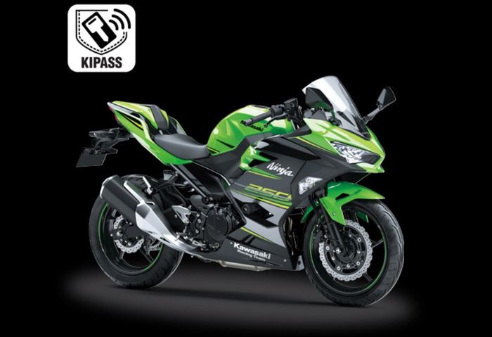 Kawasaki New Ninja 250 SE (ABS) dengan pilihan warna hijau, dilengkapi keyless system