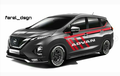 Keren Juga Nih, All New Nissan Livina Dimodif Racing Pakai Livery Advan
