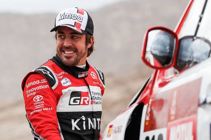 Fernando Alonso ketika mengikuti Reli Dakar 2020, ada kemungkinan balik ke balap F1 tahun depan
