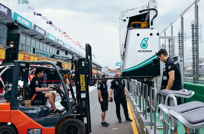 Persiapan tim Mercedes di F1 Australia 2020, tahun depan F1 Australia kabarnya akan dihadiri penonton di sirkuit