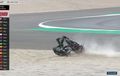Waduh, Lagi Gaspol Johann Zarco Malah Crash Di FP 4 MotoGP Italia