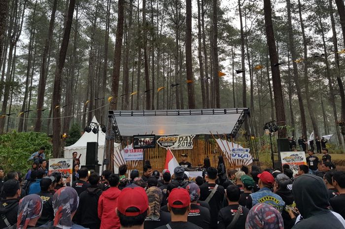 Bikers padati acara MAXI Yamaha Day 2019 Bandung